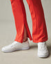 Ponte Zip Flare Pant - Active Red